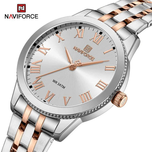 ESPECIFICAÇÕES

Nome da marca: NAVIFORCE
Resistência à água: 3Bar
Movimento: Quartzo
Material da pulseira: Aço inoxidável
Mostrador: Vários
Material da caixa: Aço inNAVIFORCE NF5032 - Relógio de luxo feminino